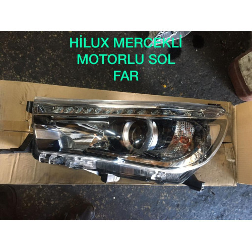 TOYOTA  HİLUX  MERCEKLİ MOTORLU SOL FAR