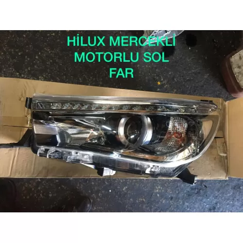 TOYOTA  HİLUX  MERCEKLİ MOTORLU SOL FAR
