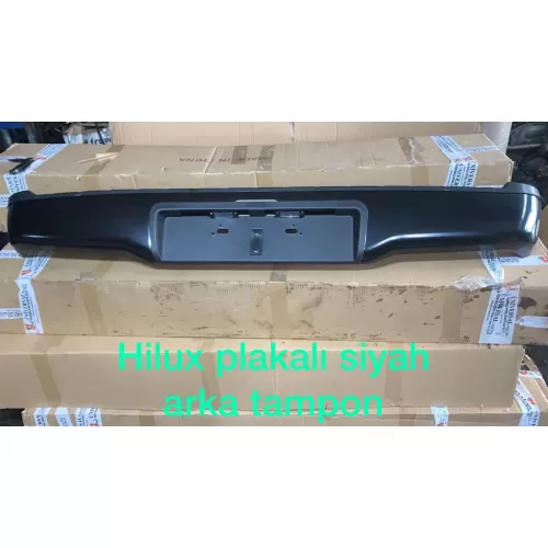 TOYOTA  HİLUX  PLAKALI  SİYAH ARKA TAMPON 