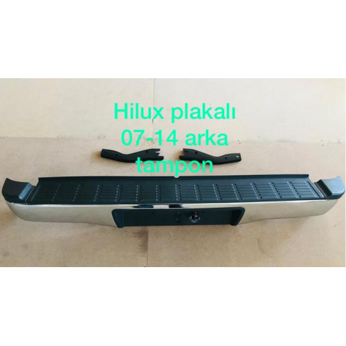 TOYOTA  HİLUX  PLAKALI 07-14 ARKA TAMPON 